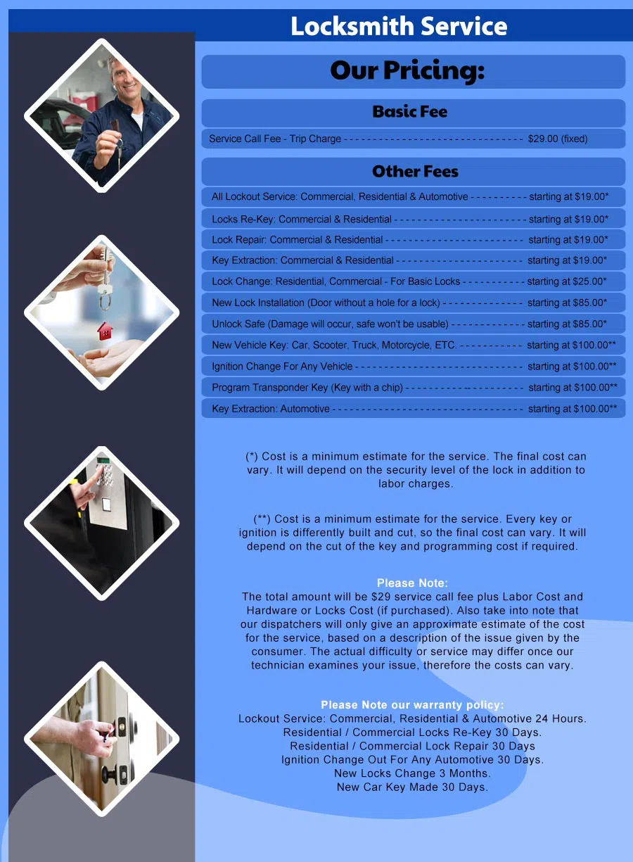 Union Locksmith Store West Hills, CA 818-579-0354